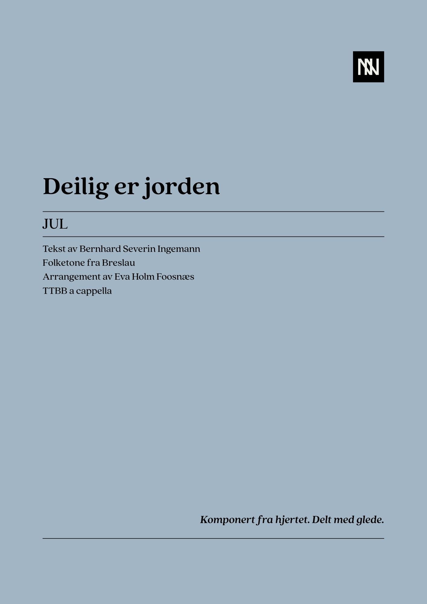 Deilig er jorden TTBB