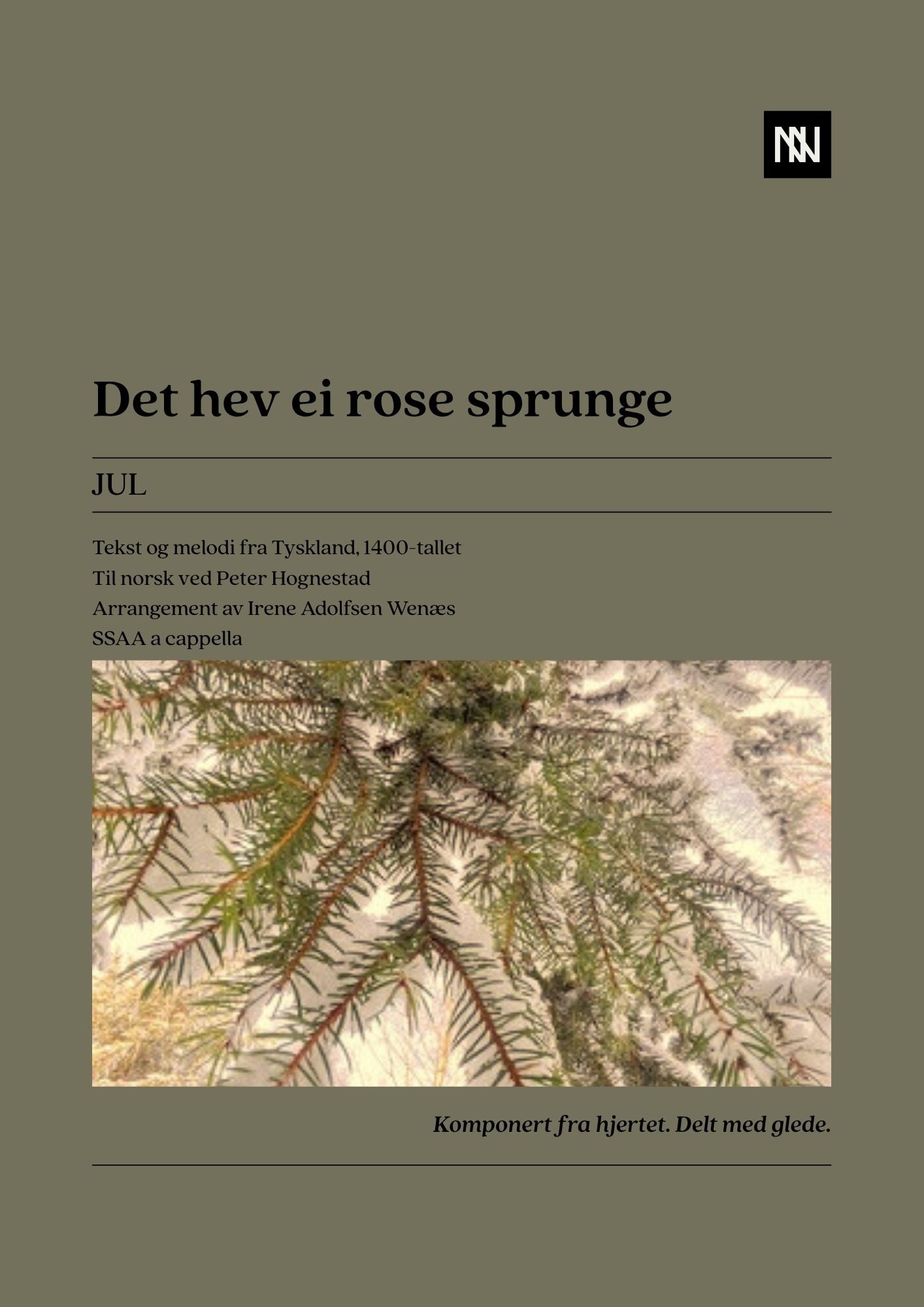 Det hev ei rose sprunge SSAA