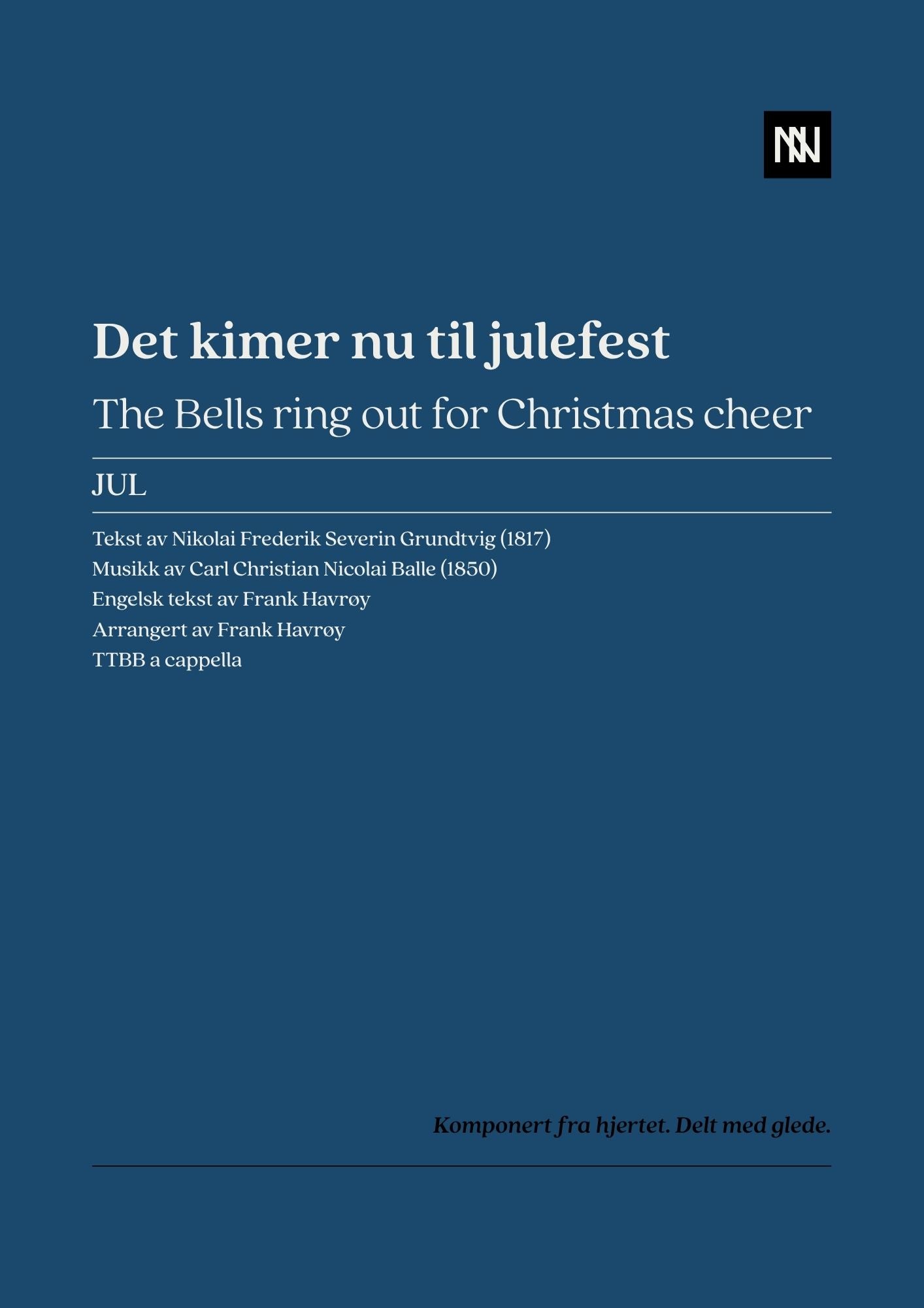 Det kimer nu til julefest TTBB