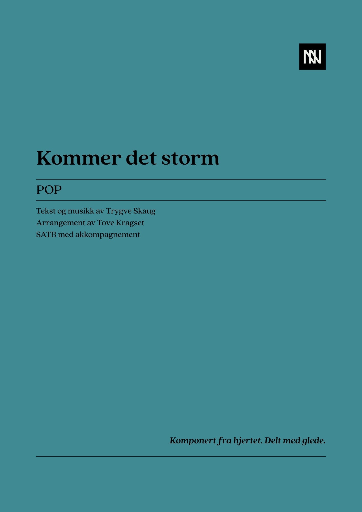 Kommer det storm SATB