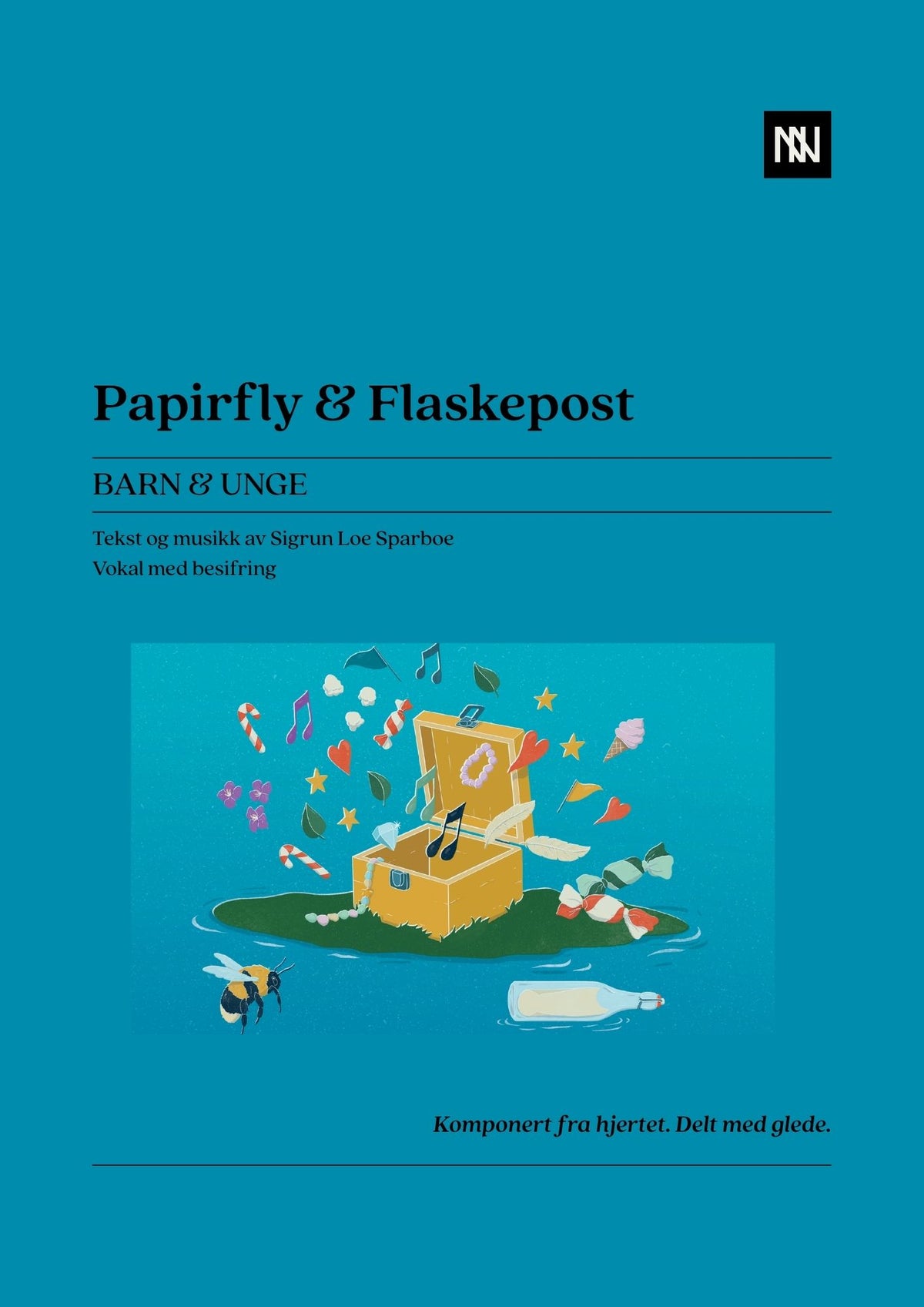 Papirfly & Flaskepost