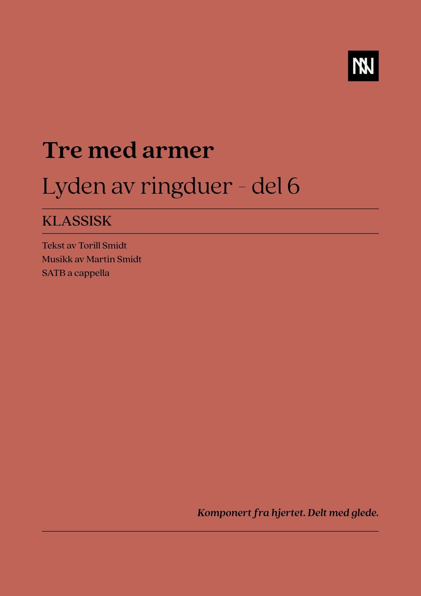 Tre med armer SATB