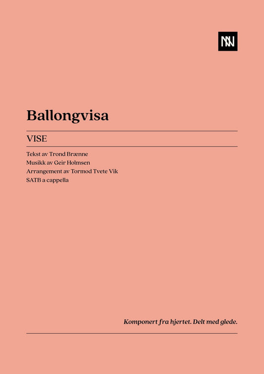 Ballongvisa SATB
