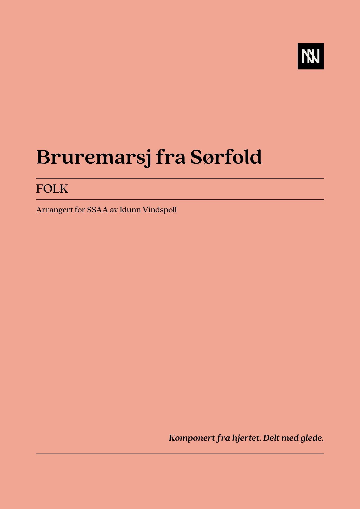 Bruremarsj fra Sørfold SSAA