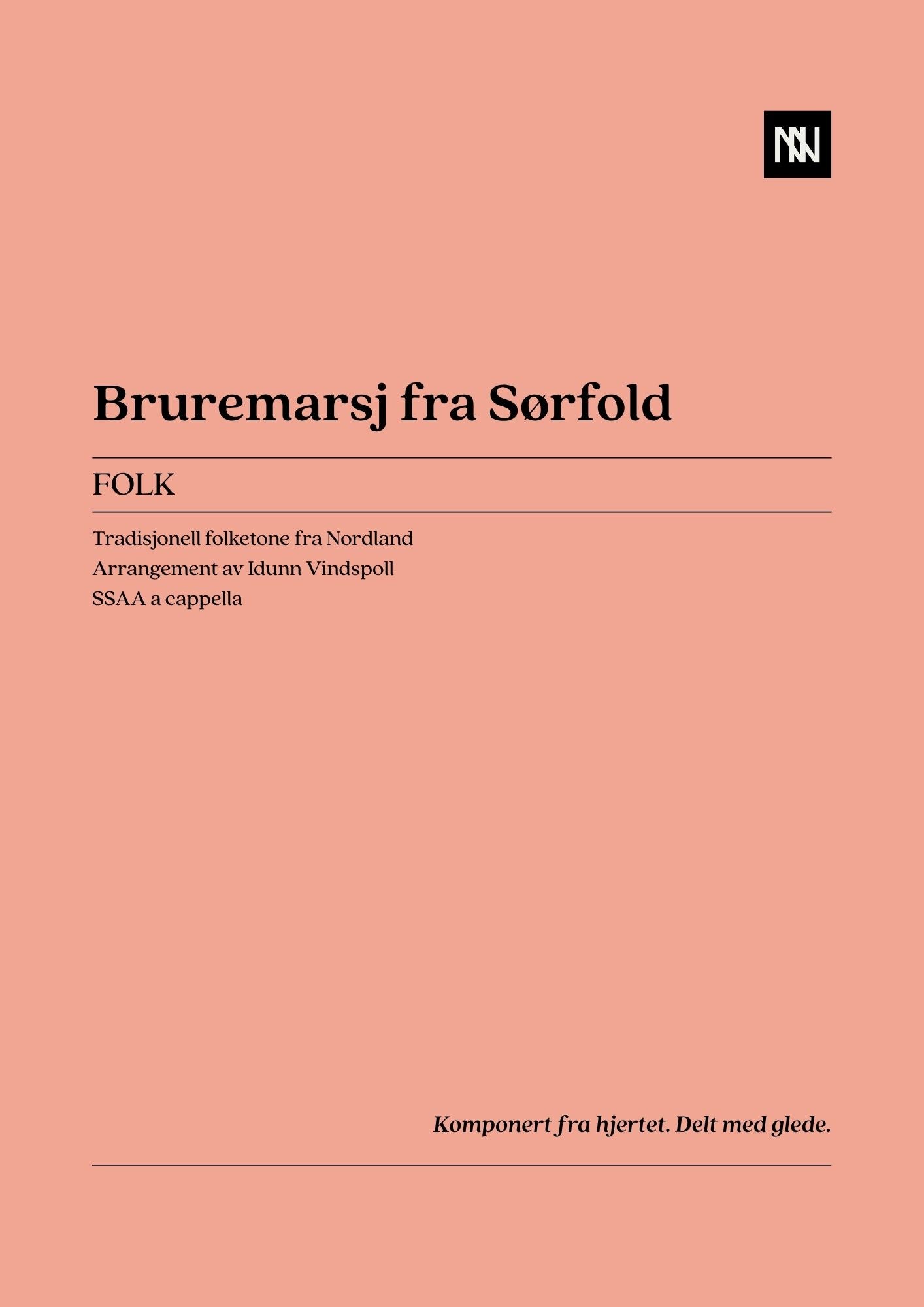 Bruremarsj fra Sørfold SSAA