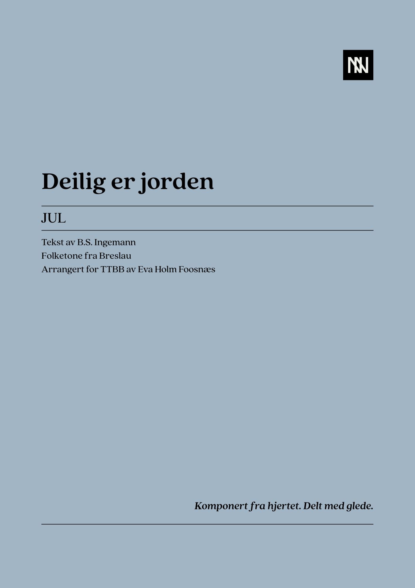 Deilig er jorden TTBB