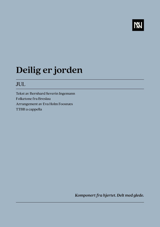 Deilig er jorden TTBB