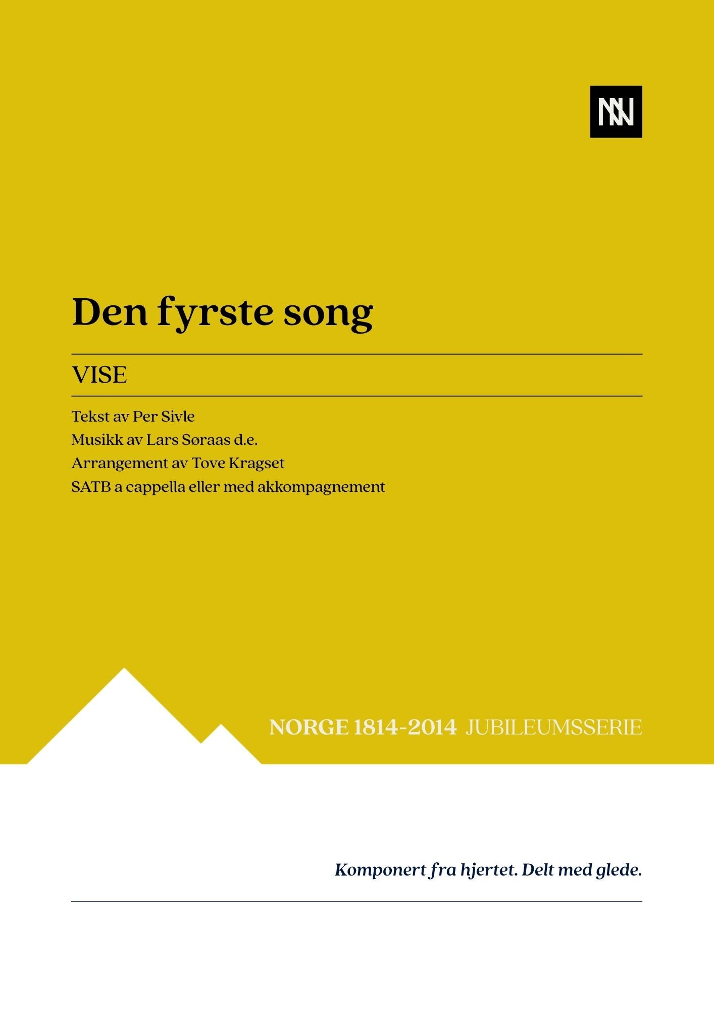 Den fyrste song SATB