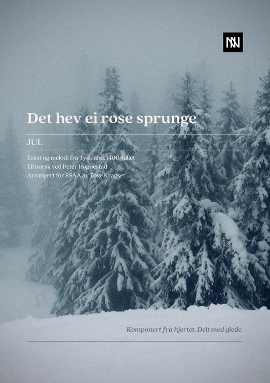 Det hev ei rose sprunge SSAA