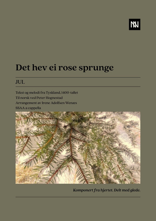 Det hev ei rose sprunge SSAA