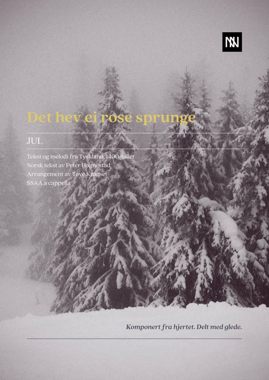 Det hev ei rose sprunge SSAA