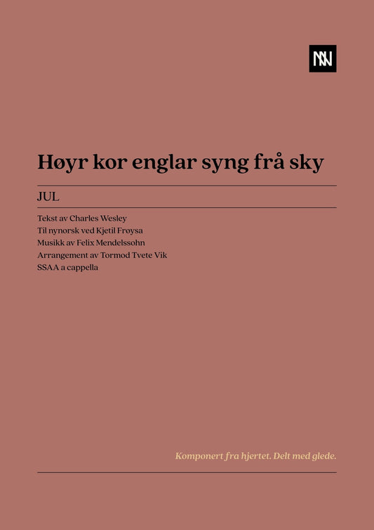 Høyr kor englar syng frå sky SSAA