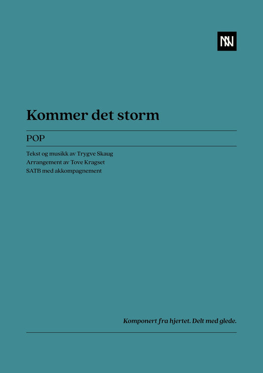 Kommer det storm SATB