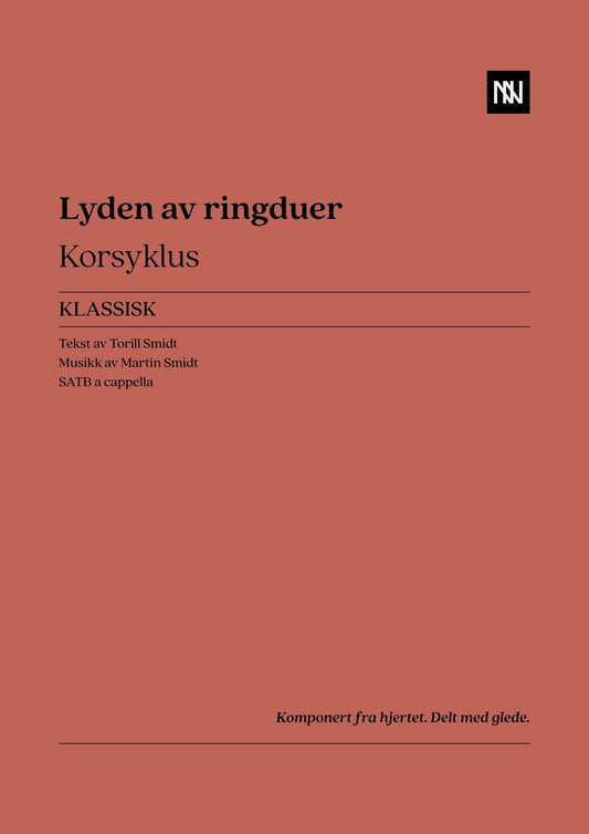 Lyden av ringduer Korsyklus SATB