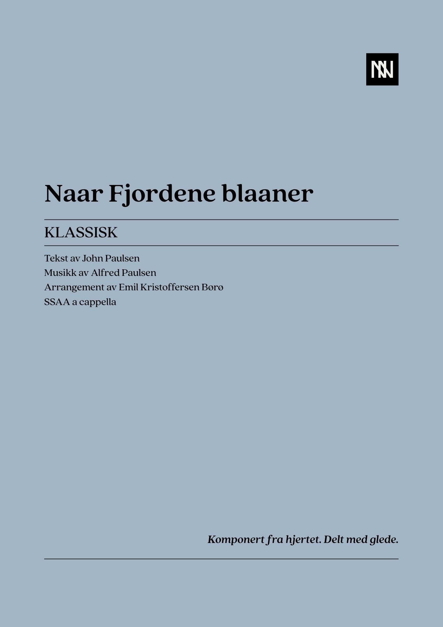 Naar Fjordene blaaner SSAA