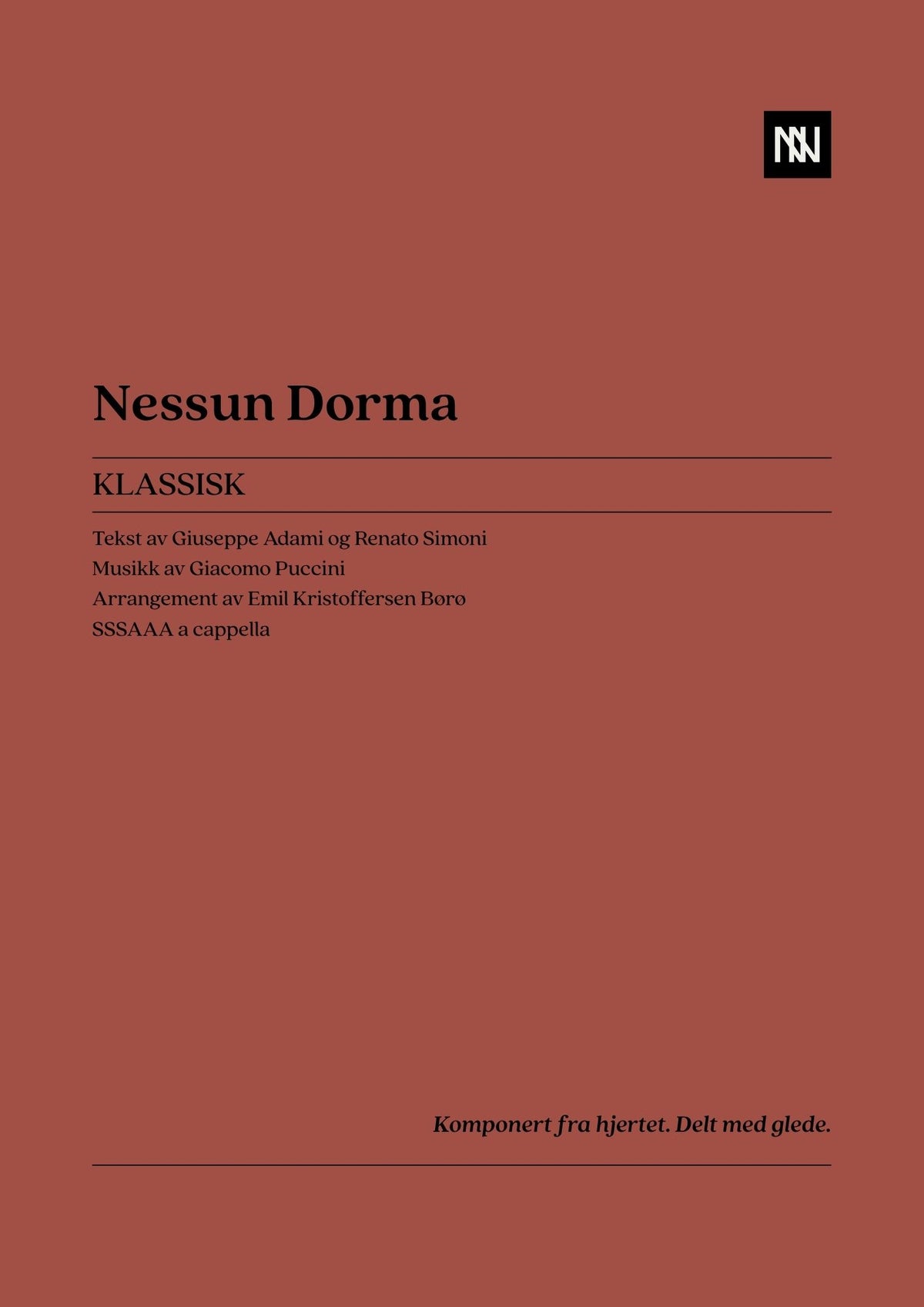 Nessun Dorma SSSAAA