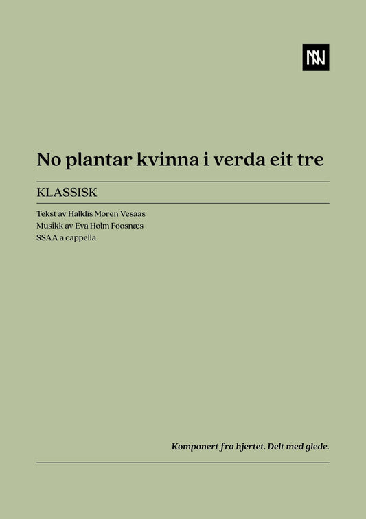 No plantar kvinna i verda eit tre SSAA