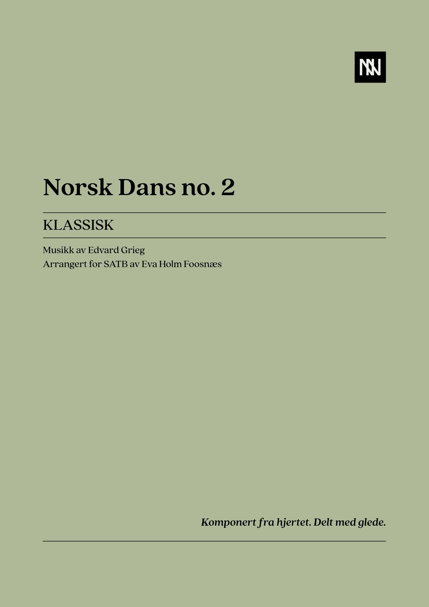 Norsk Dans no. 2 SATB