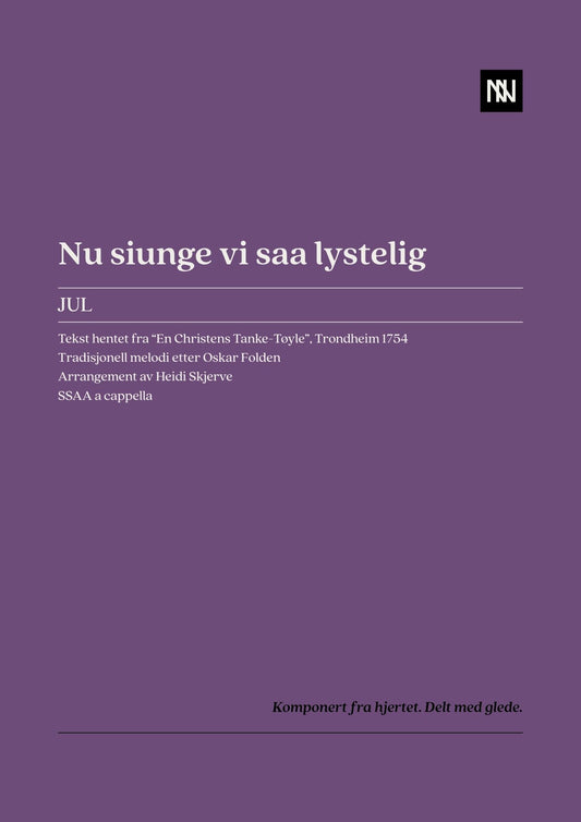 Nu siunge vi saa lystelig SSAA