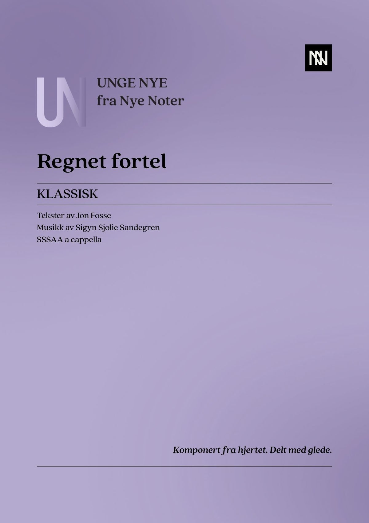 Regnet fortel SSSAA