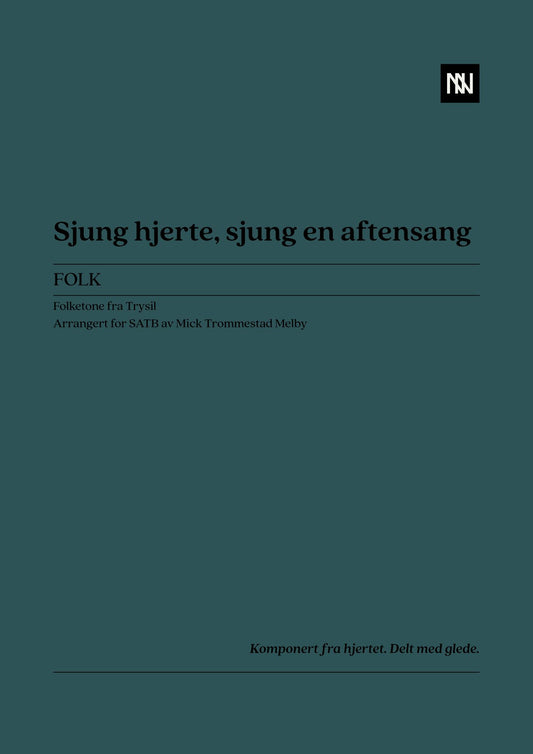 Sjung hjerte, sjung en aftensang SATB