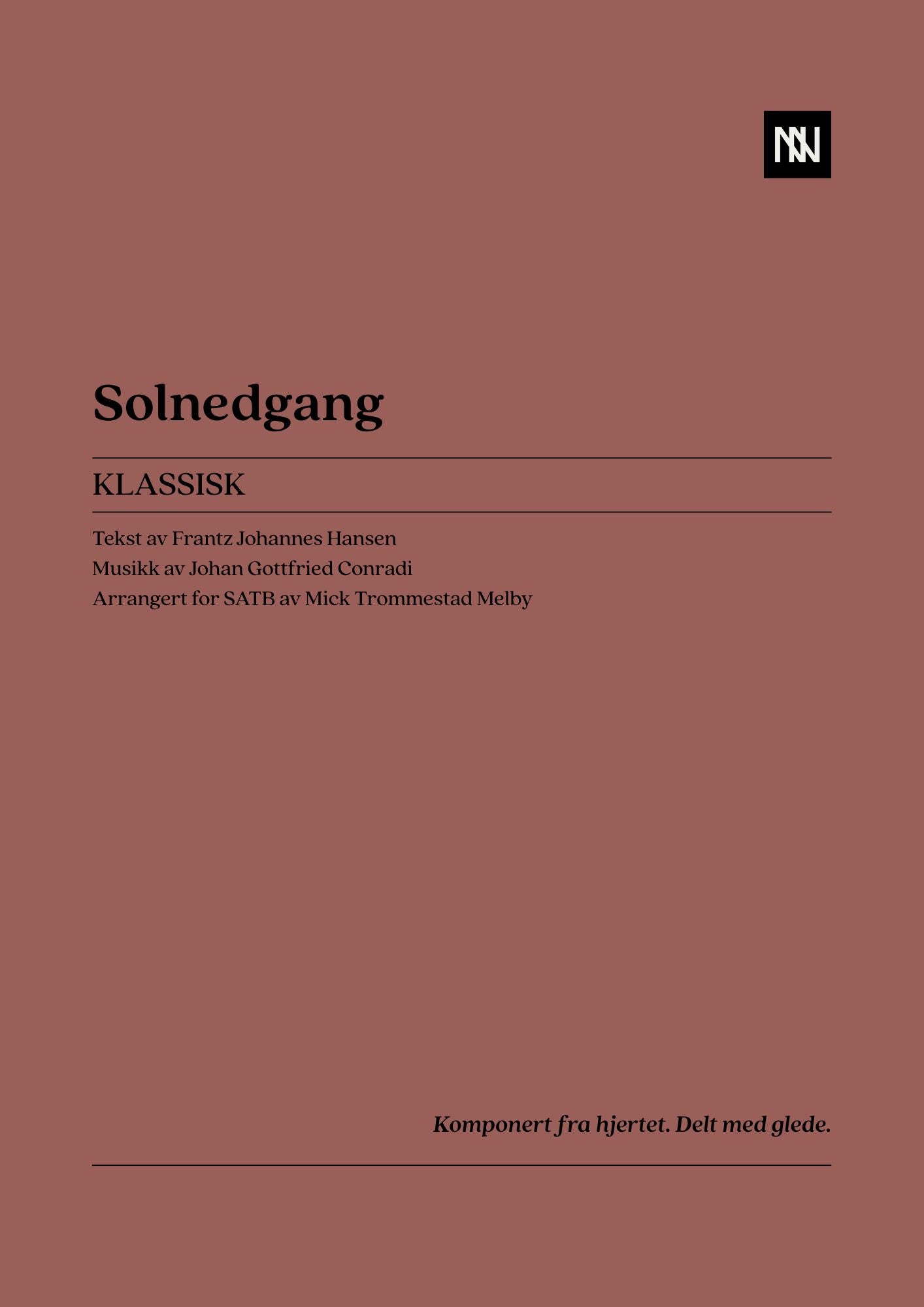 Solnedgang SATB
