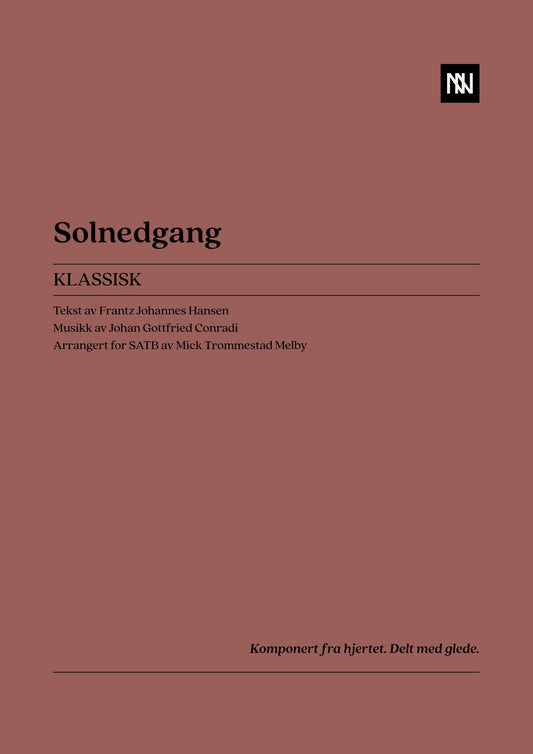 Solnedgang SATB