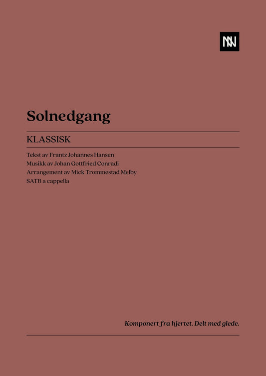 Solnedgang SATB