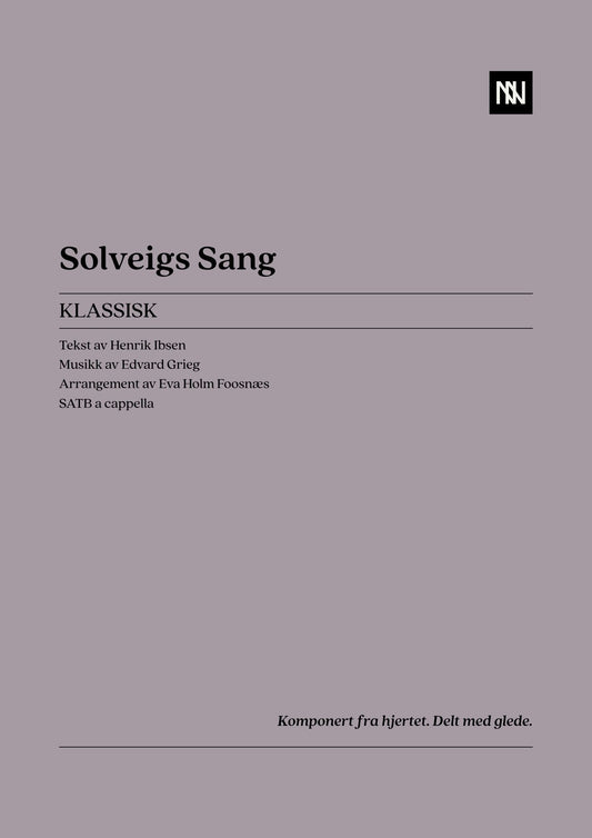 Solveigs Sang SATB