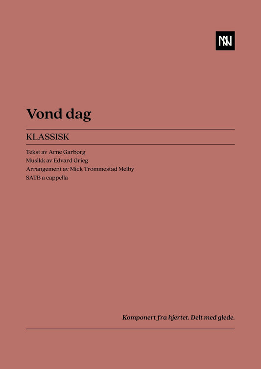 Vond dag SATB